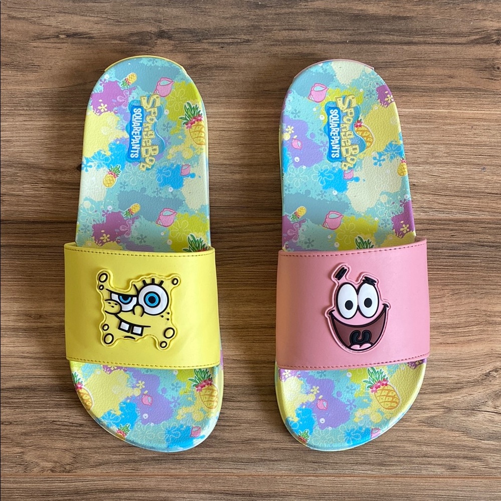 SpongeBob SquarePants & Patrick Sandals Size 11